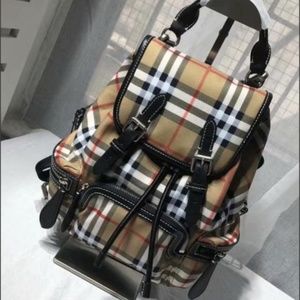 Burberry Small Rucksack Vintage Check Sailing Back
